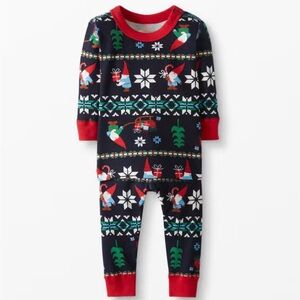 GUC Hanna Andersson Christmas Gnome Sweet Gnome Pajamas size 150cm (12)
